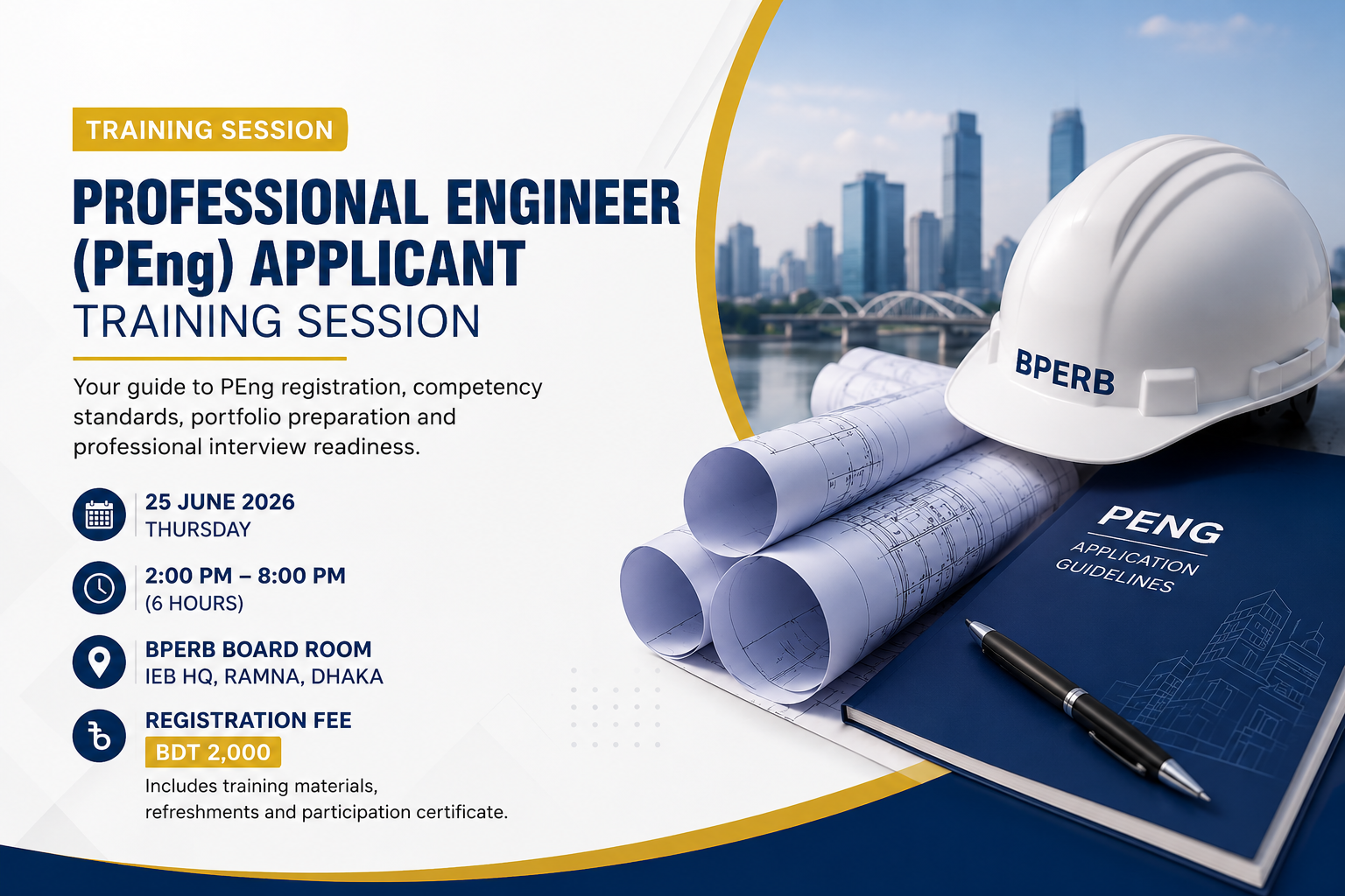 Professional Engineer (PEng) Applicant Training Session
